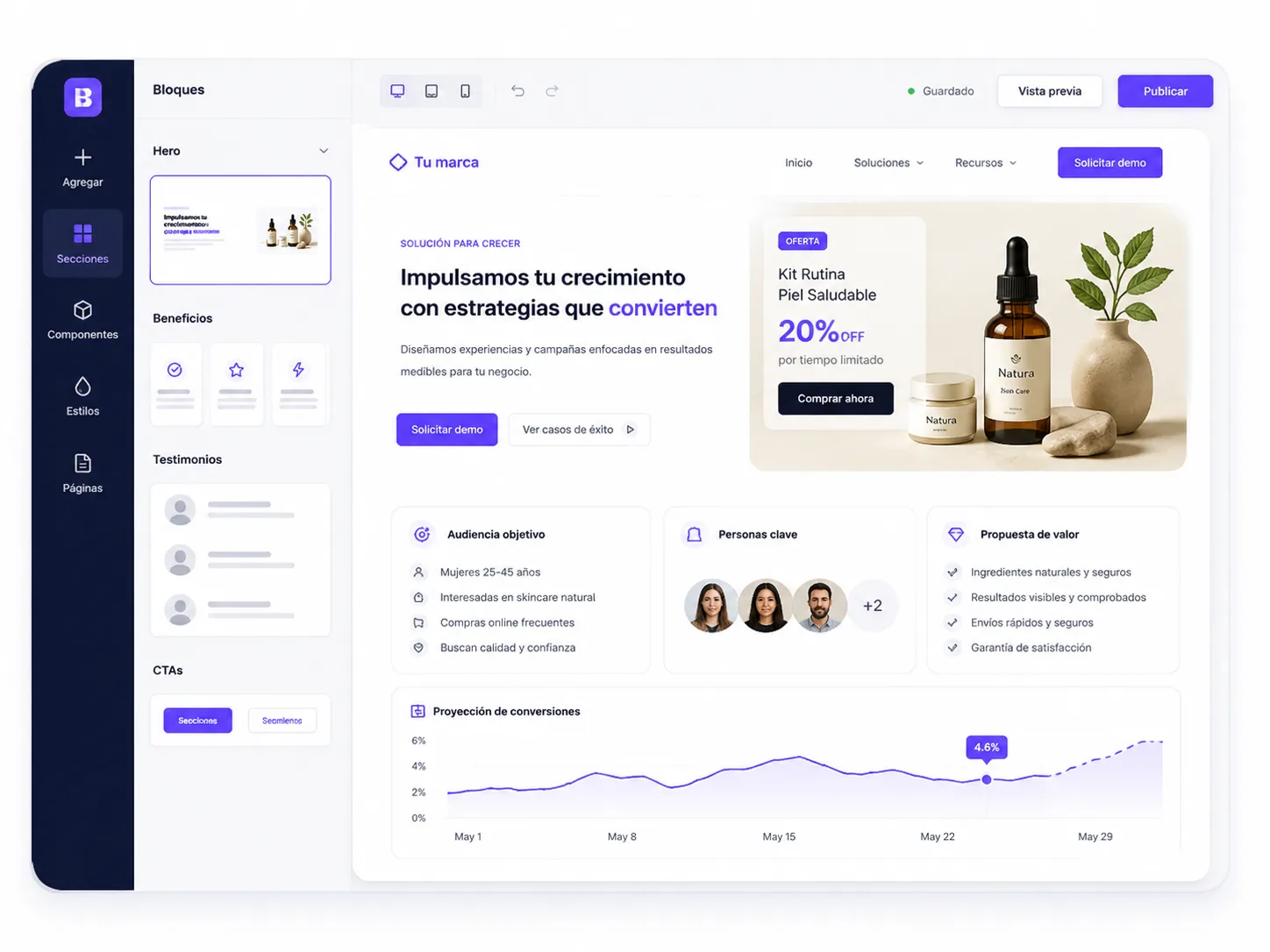 Lanzamiento y optimización